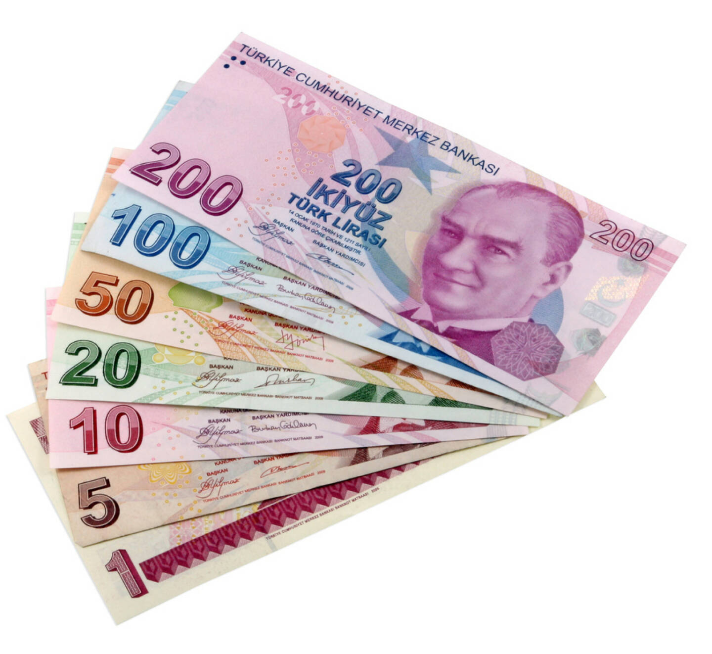 Türkische Lira, http://www.shutterstock.com/de/pic-111284987/stock-photo-isolated-image-of-turkish-lira-coins-and-folded-notes.html