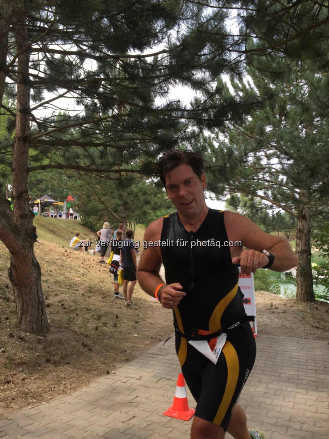 Jochen Gold beim Marchfeld Triathlon