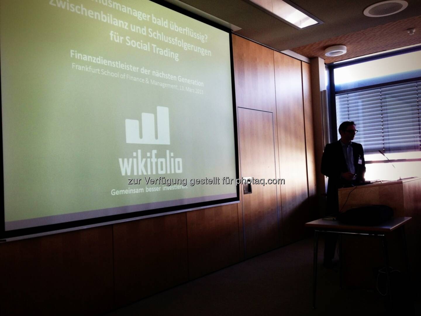 Wikifolio bei der Konferenz Finanzdienstleister der nächsten Generation