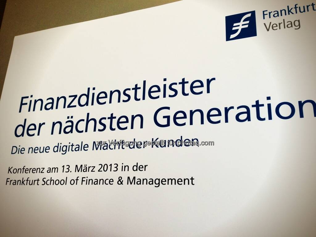 Konferenz Finanzdienstleister der nächsten Generation, © Wikifolio (15.03.2013) 