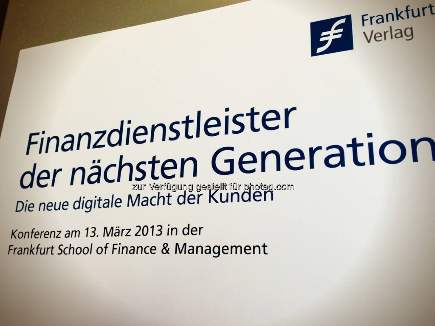 Konferenz Finanzdienstleister der nächsten Generation