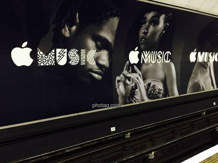 Apple, Apple Music, Werbeplakat