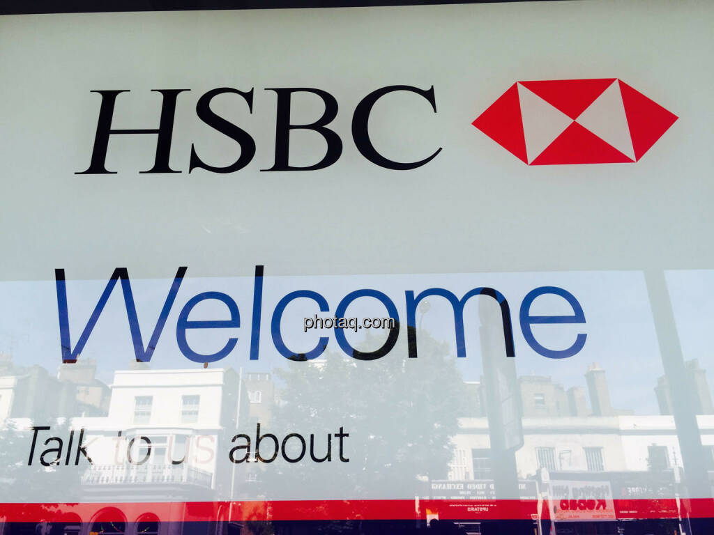 HSBC, Welcome, © photaq.com (23.08.2015) 