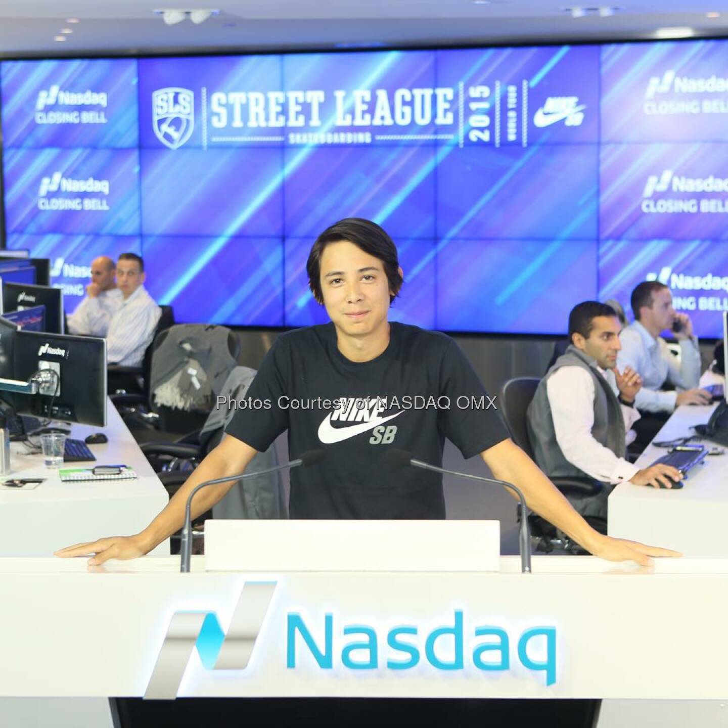 @seanmalto at the @streetleague @Nasdaq Closing Bell! @foxsports1  Source: http://facebook.com/NASDAQ