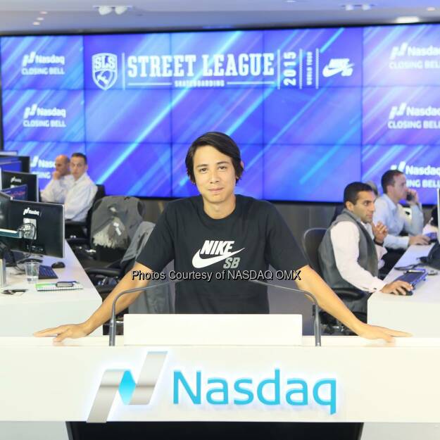 @seanmalto at the @streetleague @Nasdaq Closing Bell! @foxsports1  Source: http://facebook.com/NASDAQ (23.08.2015) 