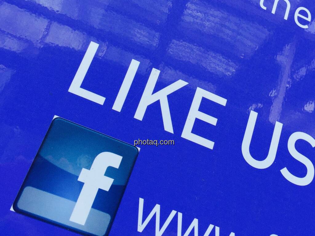 Facebook, Logo, Like us, © photaq.com (29.08.2015) 