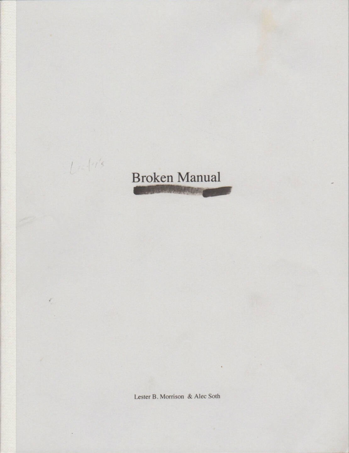 Alec Soth - Broken Manual, Steidl 2010, Cover - http://josefchladek.com/book/alec_soth_-_broken_manual