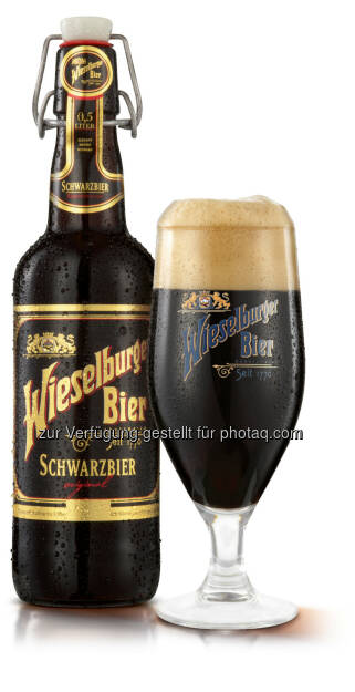 Innovation aus Niederösterreich: Wieselburger präsentiert edles Schwarzbier : © Brau Union Wien, © Aussender (31.08.2015)