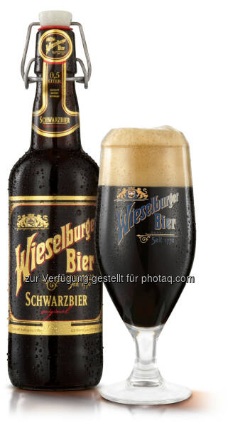 Innovation aus Niederösterreich: Wieselburger präsentiert edles Schwarzbier : © Brau Union Wien, © Aussender (31.08.2015) 