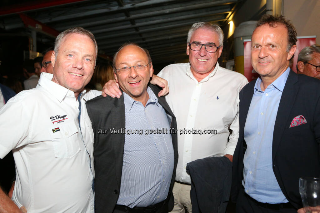Paul Tesarek (ORF), Robert Stoppacher (ORF), Pius Strobl (p+s consulting & communications), Thomas Prantner (ORF) , © APA/Ludwig Schedl  (01.09.2015) 