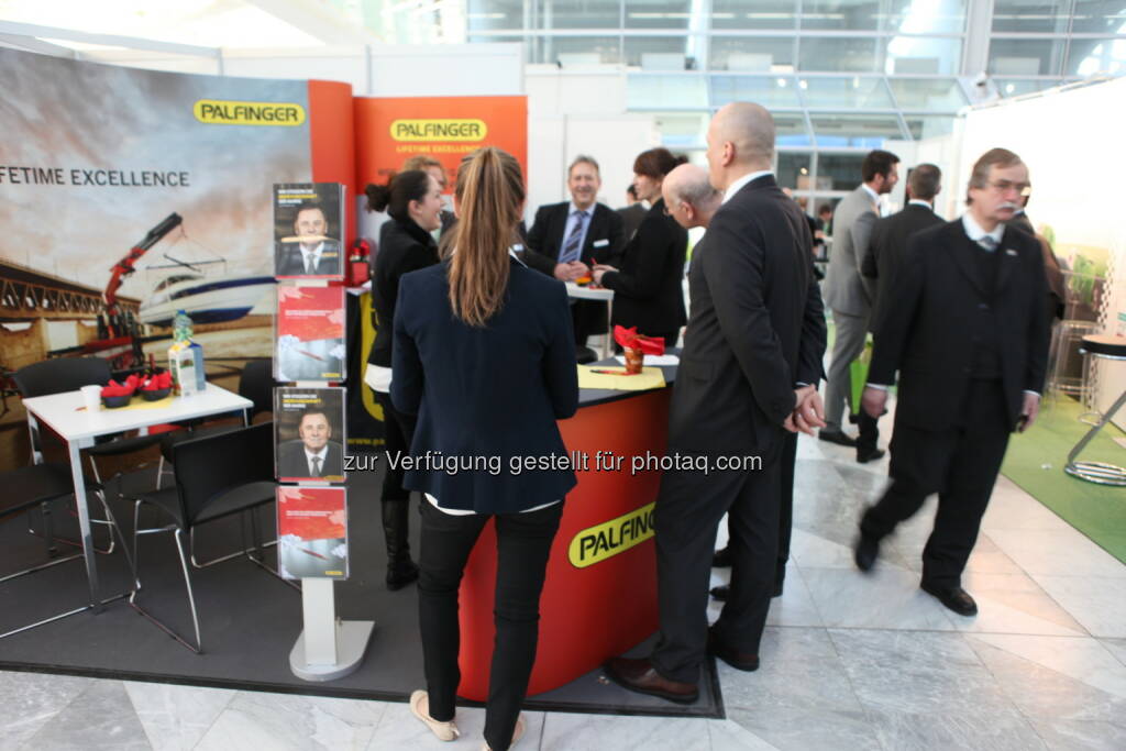 Palfinger Messestand Börsentag München, siehe auch http://blog.palfinger.ag/ (20.03.2013) 