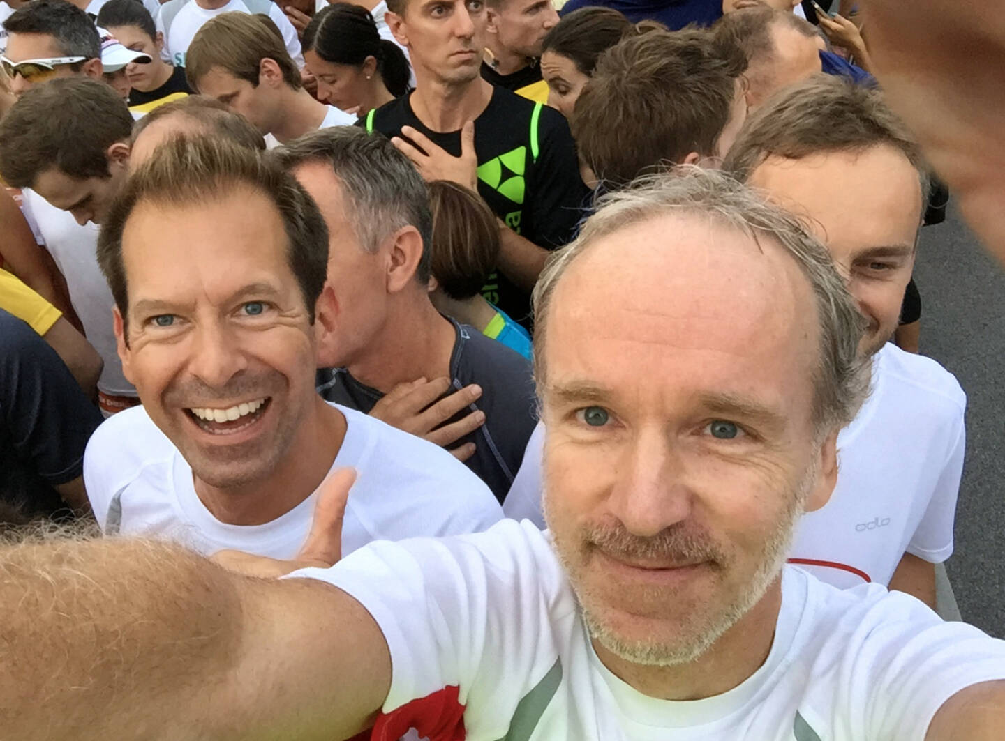 Thomas Baucek, Christian Drastil beim Wien Energie Business Run 2015