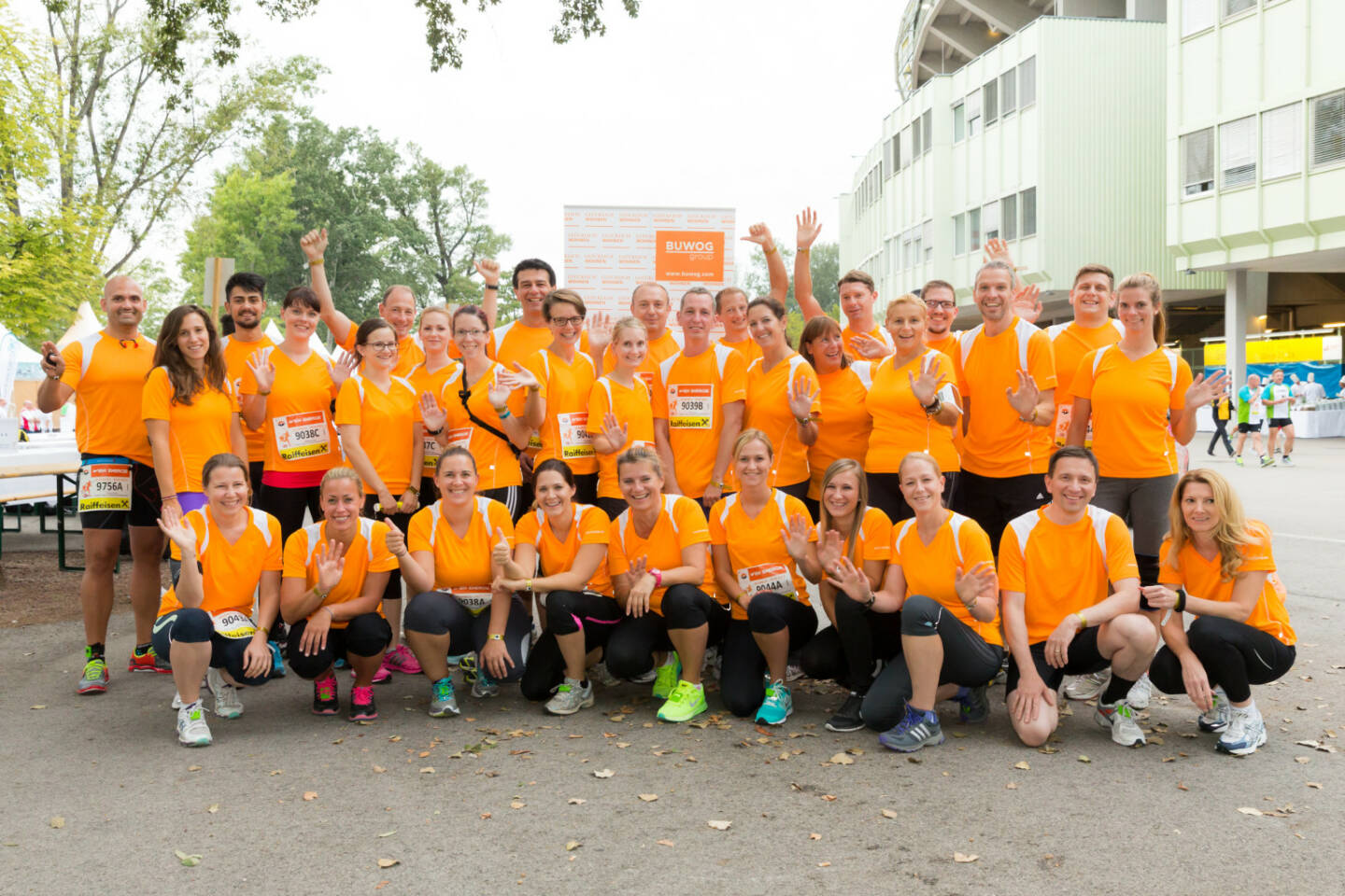 Team Buwog c) www.annarauchenberger.com / Anna Rauchenberger   - Buwog beim Business Run 2015