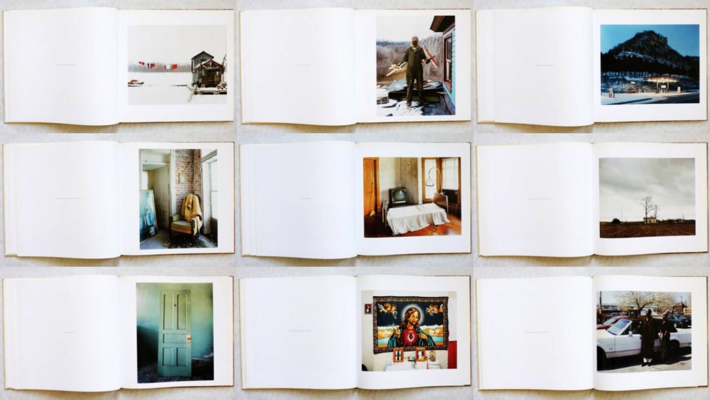 Alec Soth - Sleeping by the Mississippi, Steidl 2004, Beispielseiten, sample spreads - http://josefchladek.com/book/alec_soth_-_sleeping_by_the_mississippi