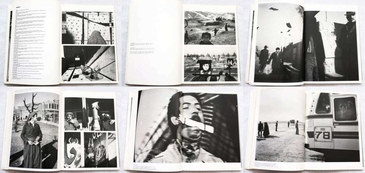 Gilles Peress - Telex Persan, Contrejour 1984, Beispielseiten, sample spreads - http://josefchladek.com/book/gilles_peress_-_telex_persan