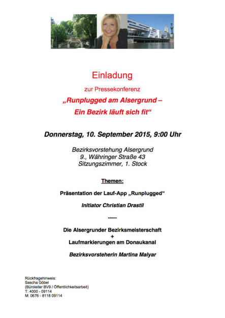 Pressekonferenz BV Alsergrund + Runplugged (07.09.2015) 