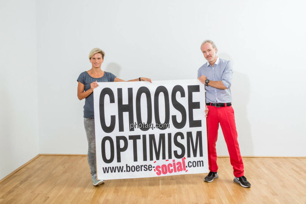 Elisabeth Niedereder, Christian Drastil, Choose Optimism, © Martina Draper/photaq (07.09.2015) 