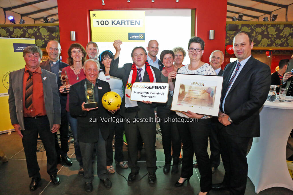 Gemeinde Dellach im Gailtal gewinnt mit dem Projekt Alsole, einem Sozialverein, den Impuls Gemeindeinnovationspreis : Fotocredit: FOTO im Lohnbüro/Roland Schuller, © Aussendung (10.09.2015) 