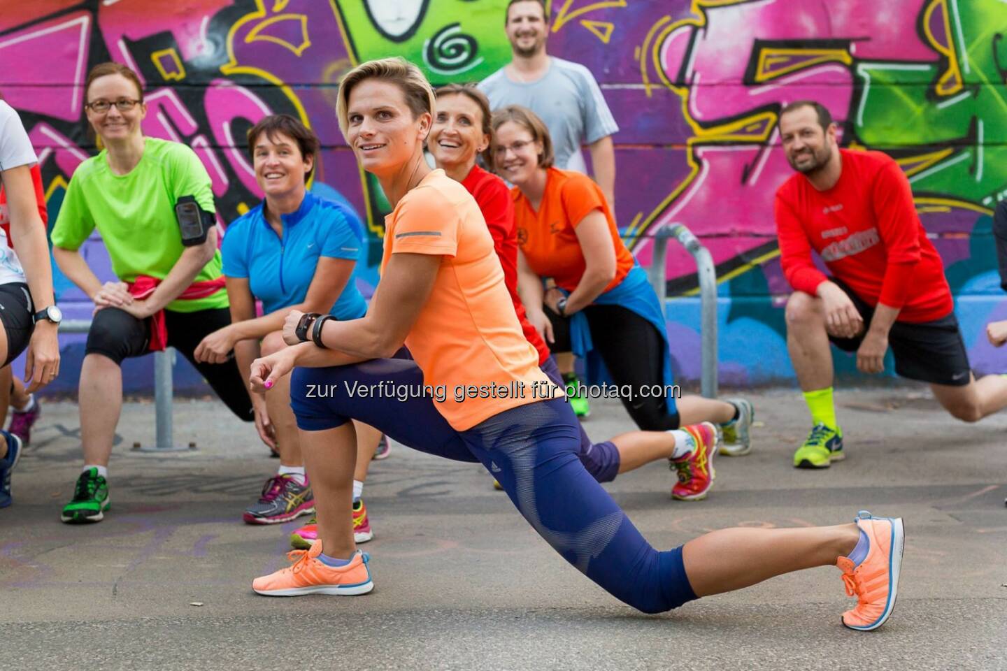 Vorbereitungstraining zum erste bank vienna night run mit Elisabeth Niedereder