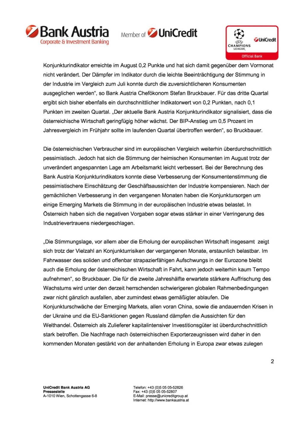 Bank Austria Konjunkturindikator, Seite 2/5, komplettes Dokument unter http://boerse-social.com/static/uploads/file_363_bank_austria_konjunkturindikator.pdf