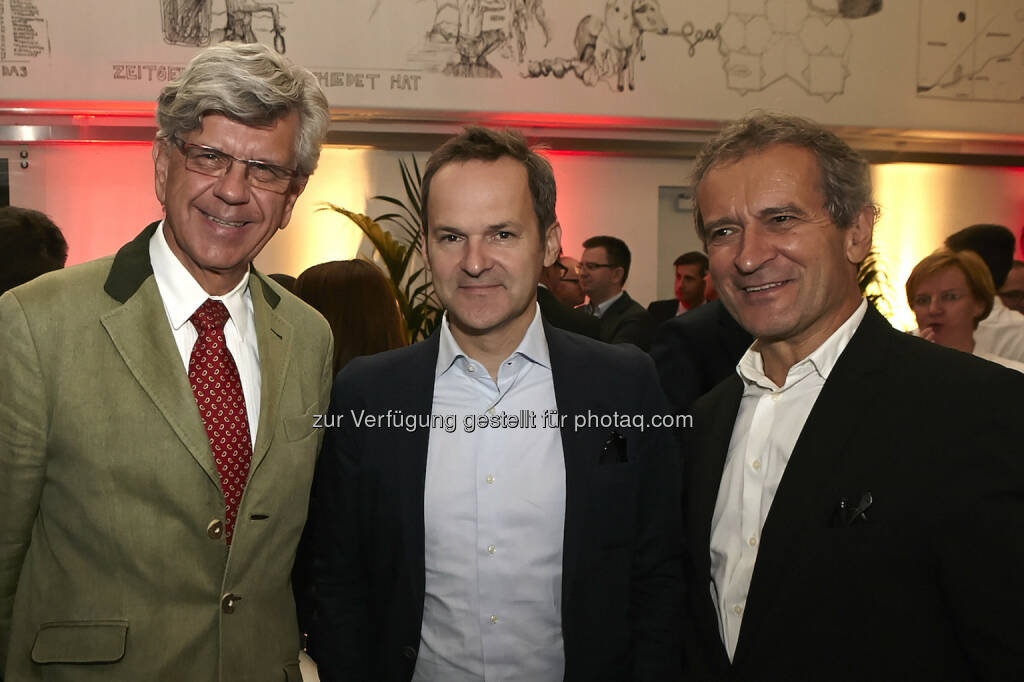 Werner Kerschbaum (Rotes Kreuz), Franz Schellhorn (Agenda Austria), Herbert Paierl (PCB Consulting), © Fotocredit: © Accenture/APA/ Roßboth  (15.09.2015) 