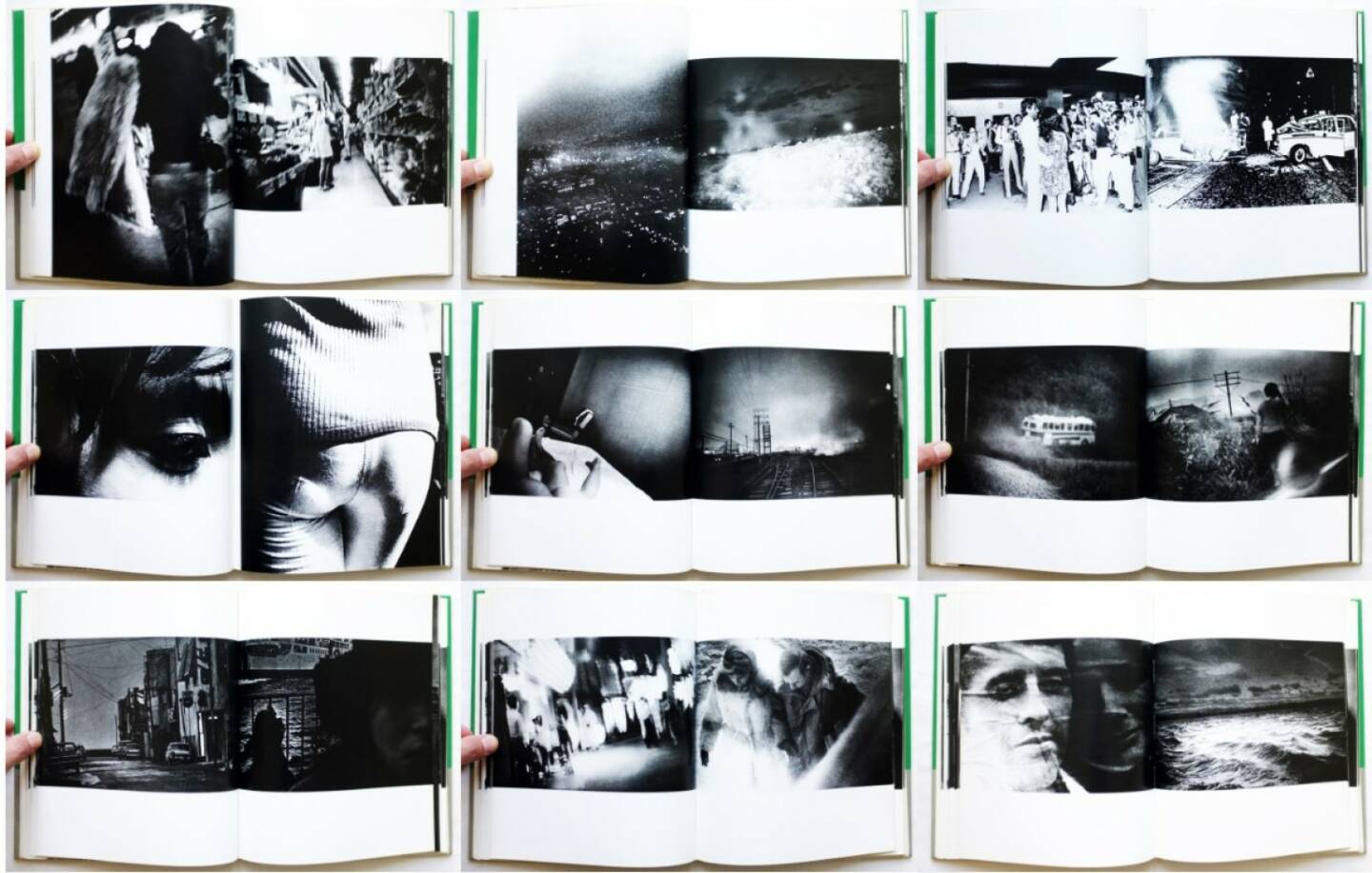 Daido Moriyama - A Hunter (森山大道 狩人 映像の現代10), Chuo-koron-sha 1972, Beispielseiten, sample spreads - http://josefchladek.com/book/daido_moriyama_-_a_hunter_森山大道_狩人_映像の現代10