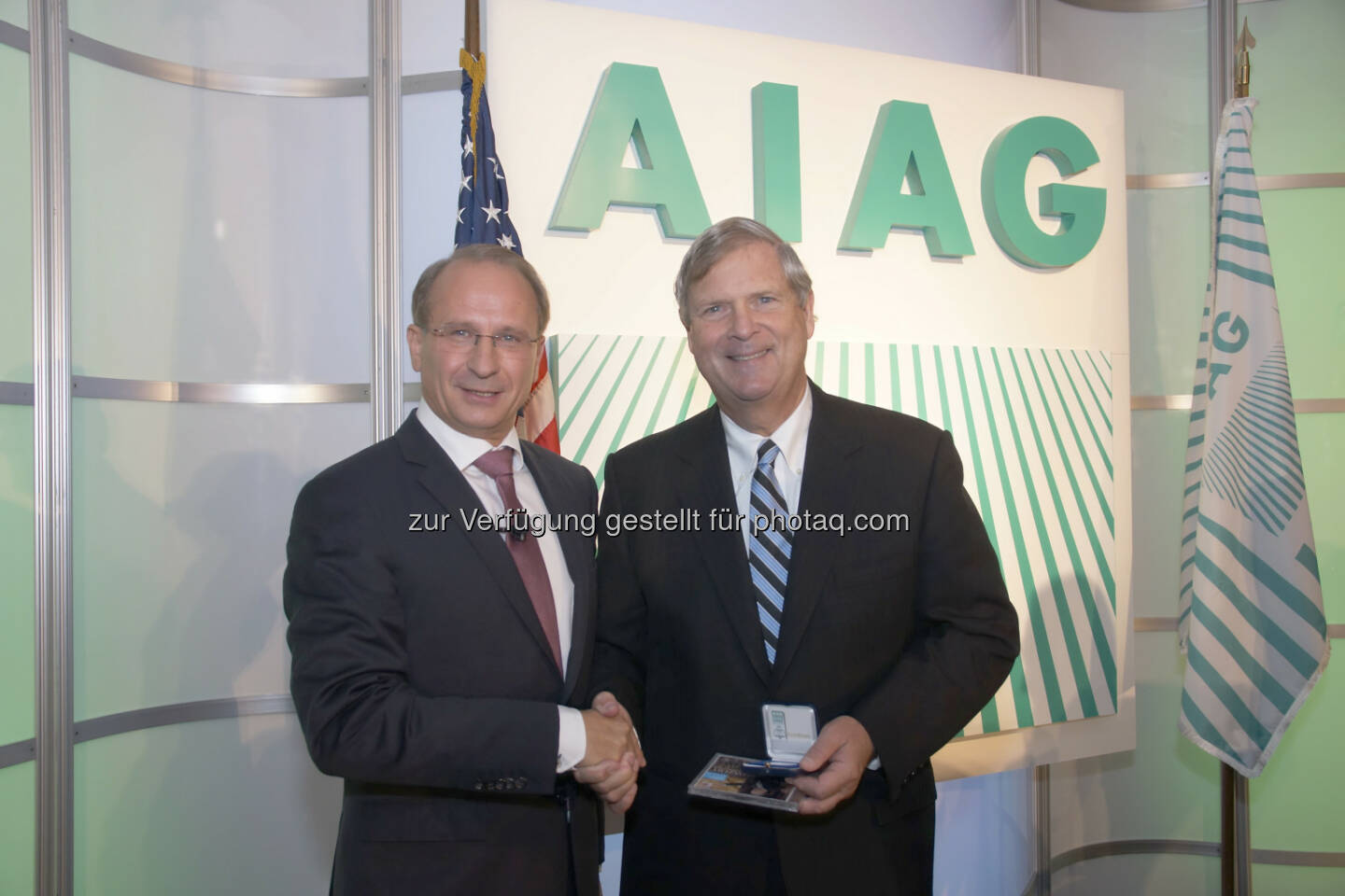 Kurt Weinberger (Aiag-Präsident), Tom Vilsack (US-Landwirtschaftsminister) : US-Landwirtschaftsminister Tom Vilsack folgt Einladung von Aiag-Präsident Kurt Weinberger zum weltweiten Agrarversicherungskongress in Amerika : Vilsack hält Ernteversicherungen auf PPP (Private Public Partnership) - Basis zur Sicherung der Lebensmittelversorgung für unverzichtbar : © ÖHV