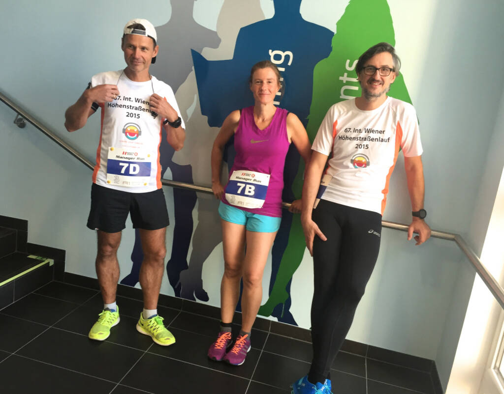 Team Runplugged: Andreas Schweighofer, Martina Draper, Josef Chladek (29.09.2015) 