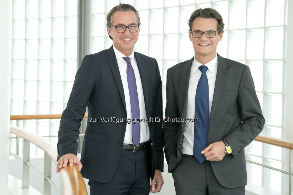 Leonhard Schitter, Horst Ebner : Neues Vorstandsduo für die Salzburg AG : Der Aufsichtsrat der Salzburg AG für Energie, Verkehr und Telekommunikation stellt die Weichen neu: Fotocredit: Salzburg AG, © Aussendung (29.09.2015) 