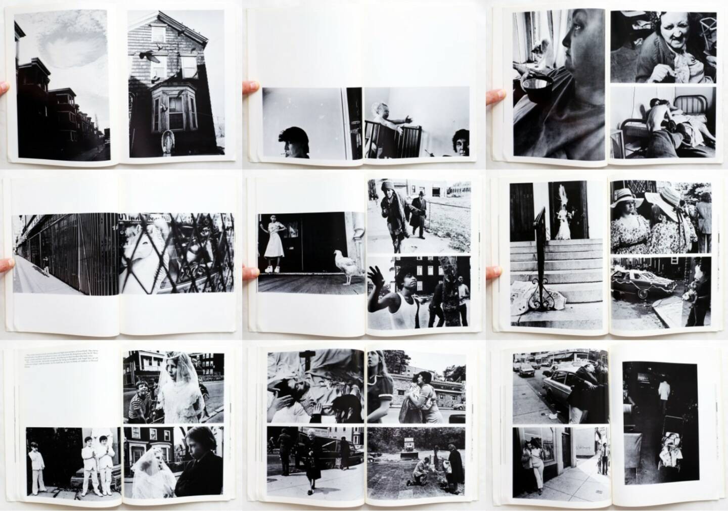 Eugene Richards - Dorchester Days, Many Voices Press 1978, Beispielseiten, sample spreads - http://josefchladek.com/book/eugene_richards_-_dorchester_days