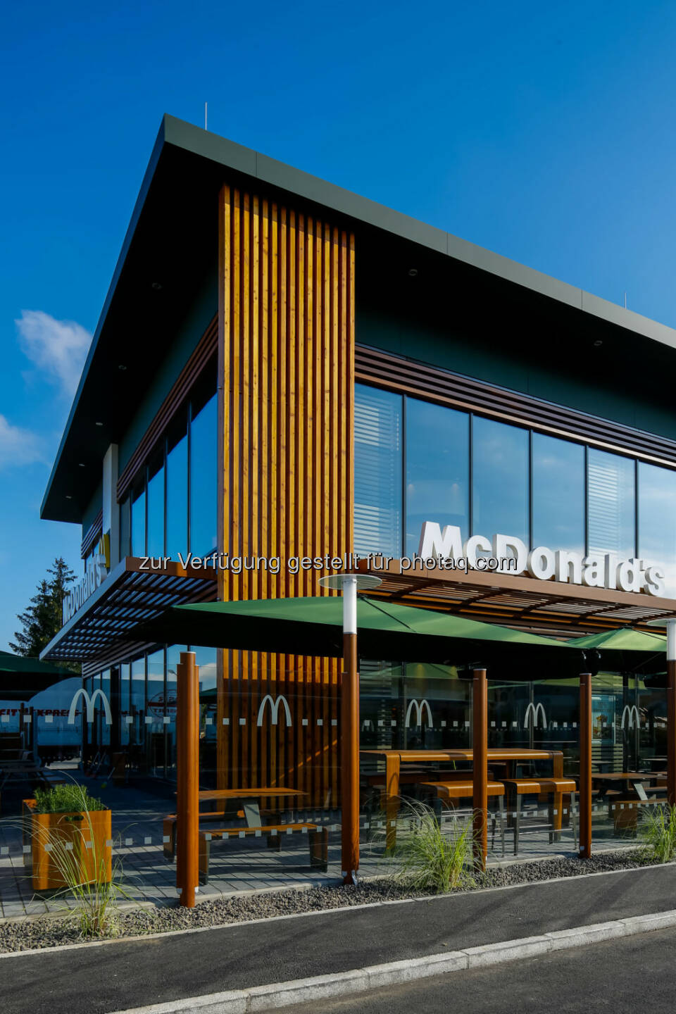 McDonald’s St. Pölten : McDonald’s Österreich eröffnet mit 1. Oktober sein modernstes und schönstes Restaurant in St. Pölten : Fotocredit: McDonald's Österreich