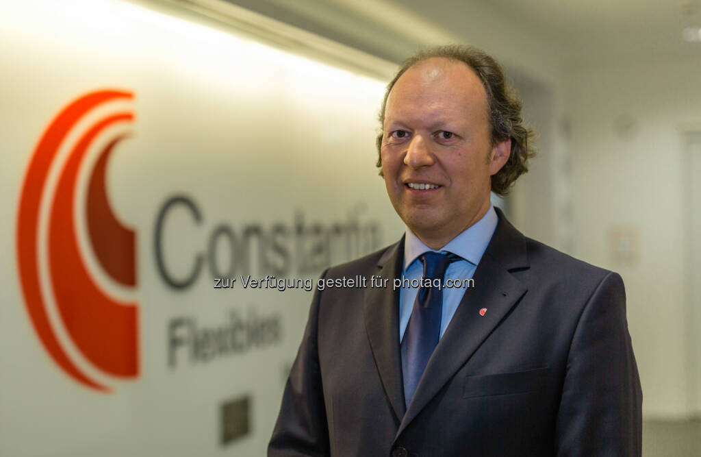 Alexander Baumgartner : Vorstandsvorsitzender Constantia Flexibles ab 1. Oktober 2015 : © Constantia Flexibles , © Aussendung (01.10.2015) 