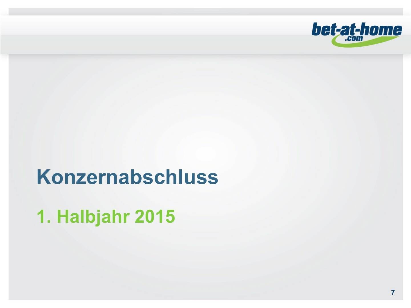 bet-at-home.com Konzernabschluss 1. HJ 2015