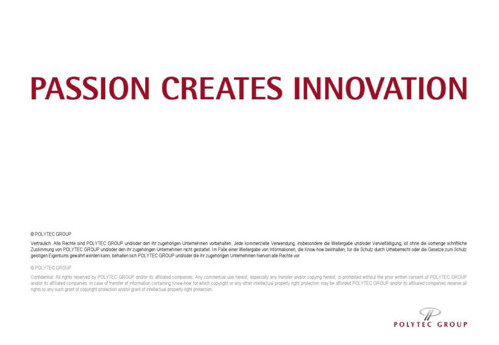 Polytec Passion Creates Innovation (01.10.2015) 