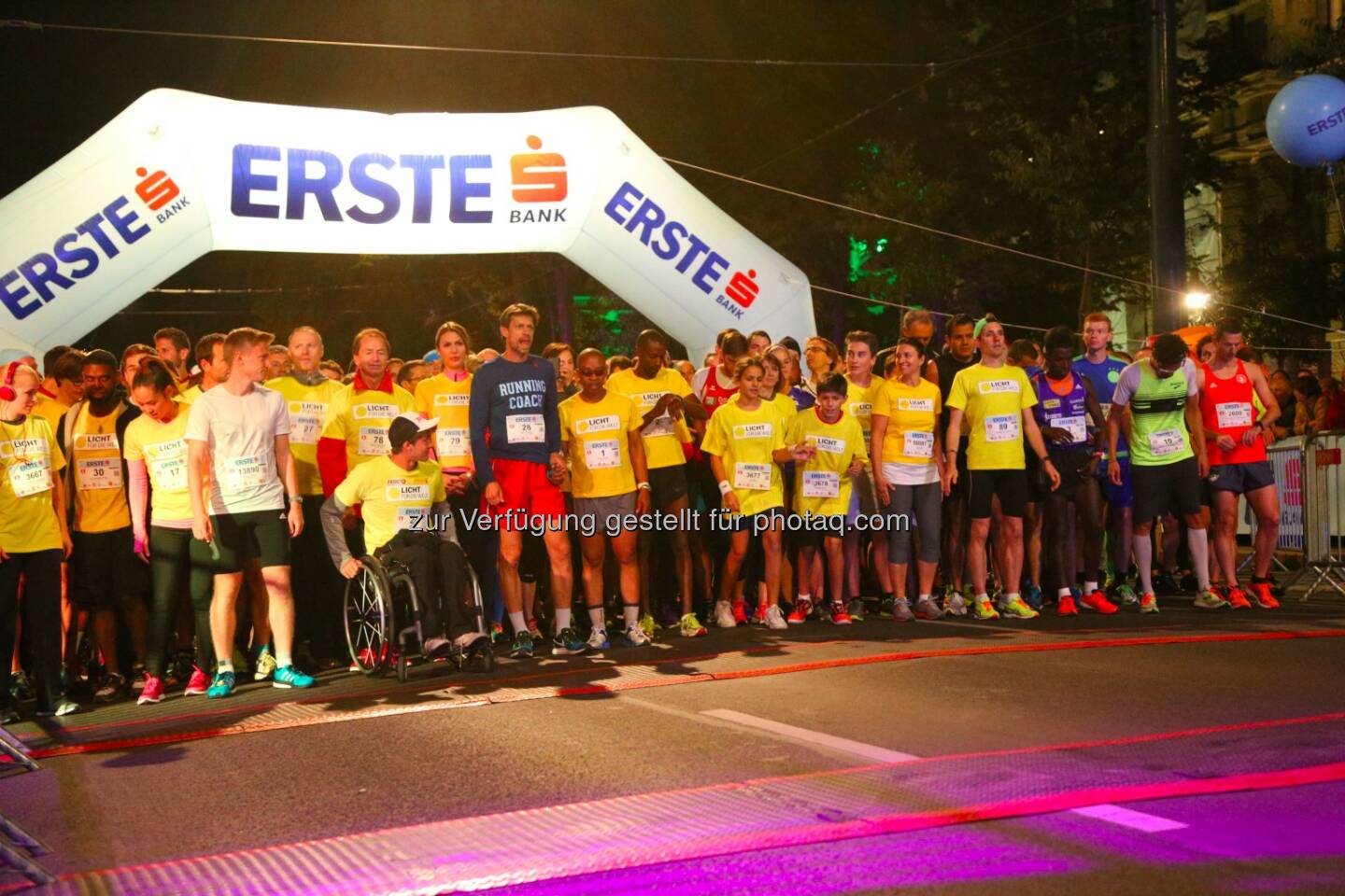 erste bank vienna night run 2015, vor dem Start