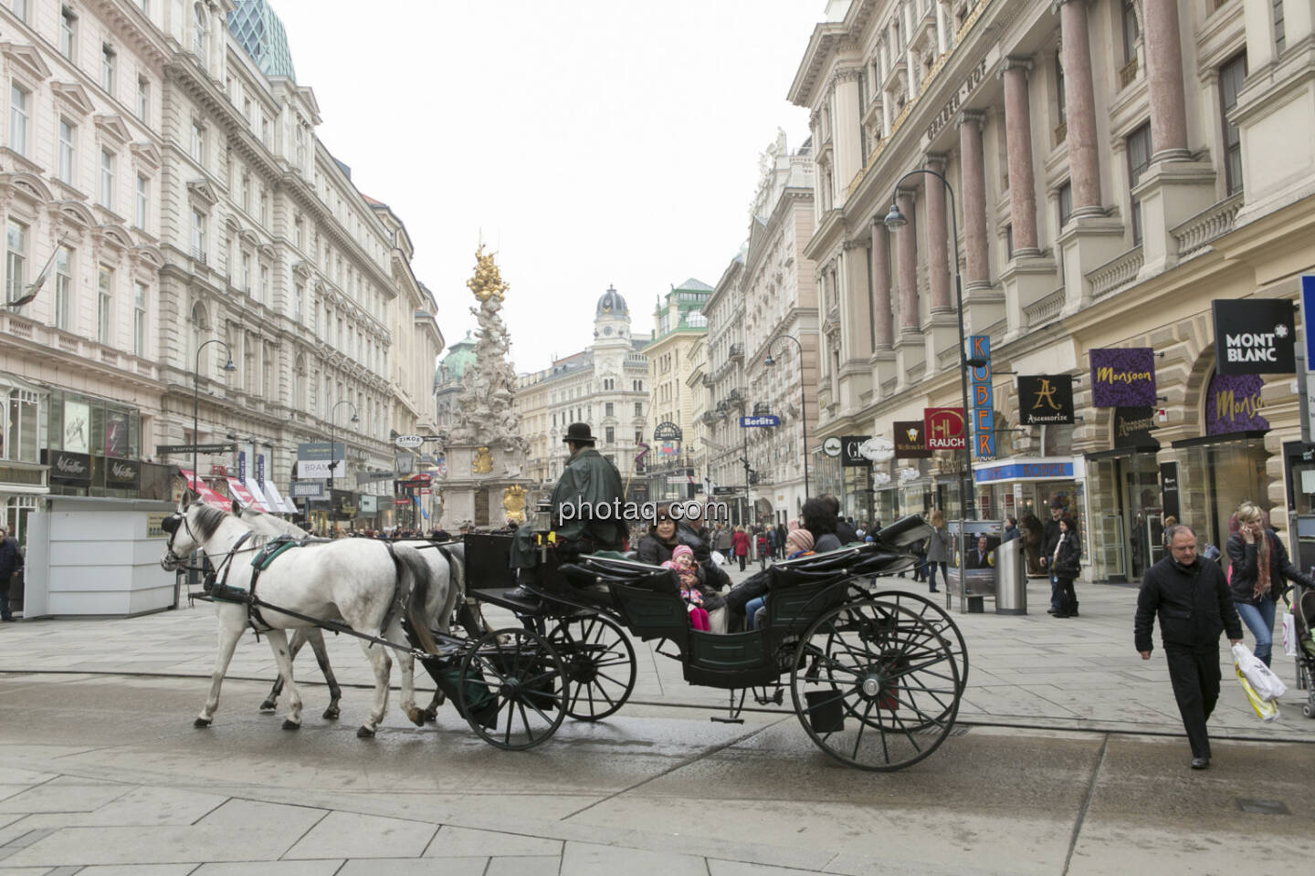 Graben, Fiaker, Pestsäule