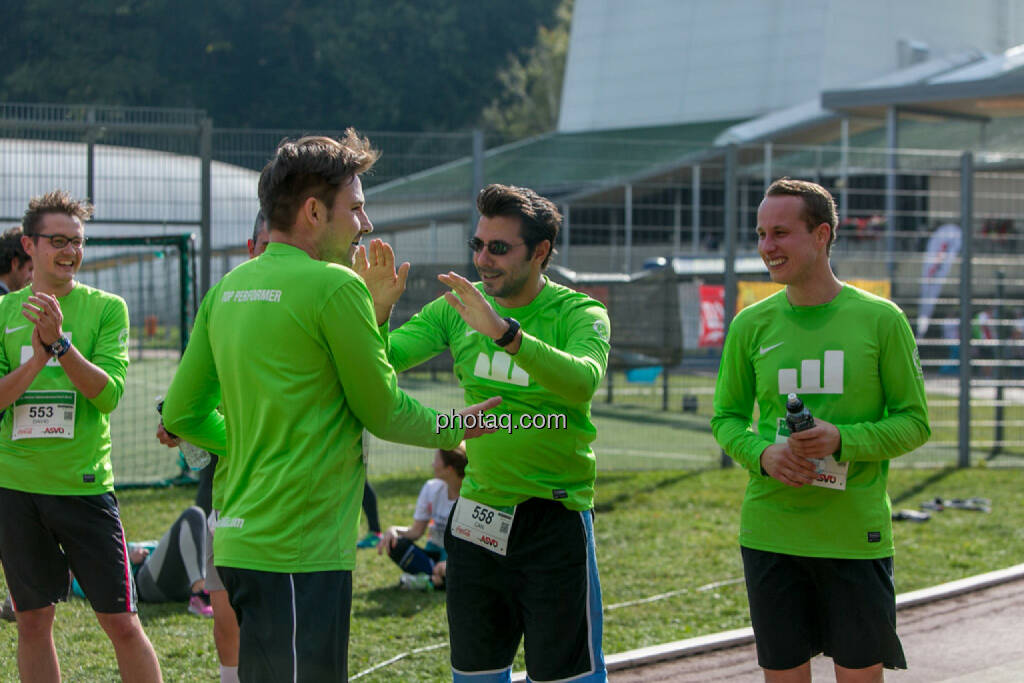 Team wikifolio Runplugged Runners, © Martina Draper/photaq (04.10.2015) 