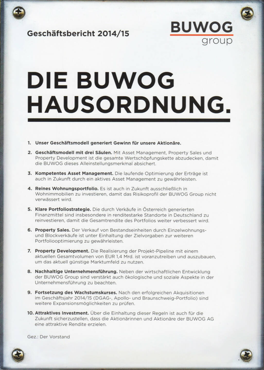Buwog Geschäftsbericht 2014/15 - http://boerse-social.com/financebooks/show/buwog_geschaftsbericht_2014-15