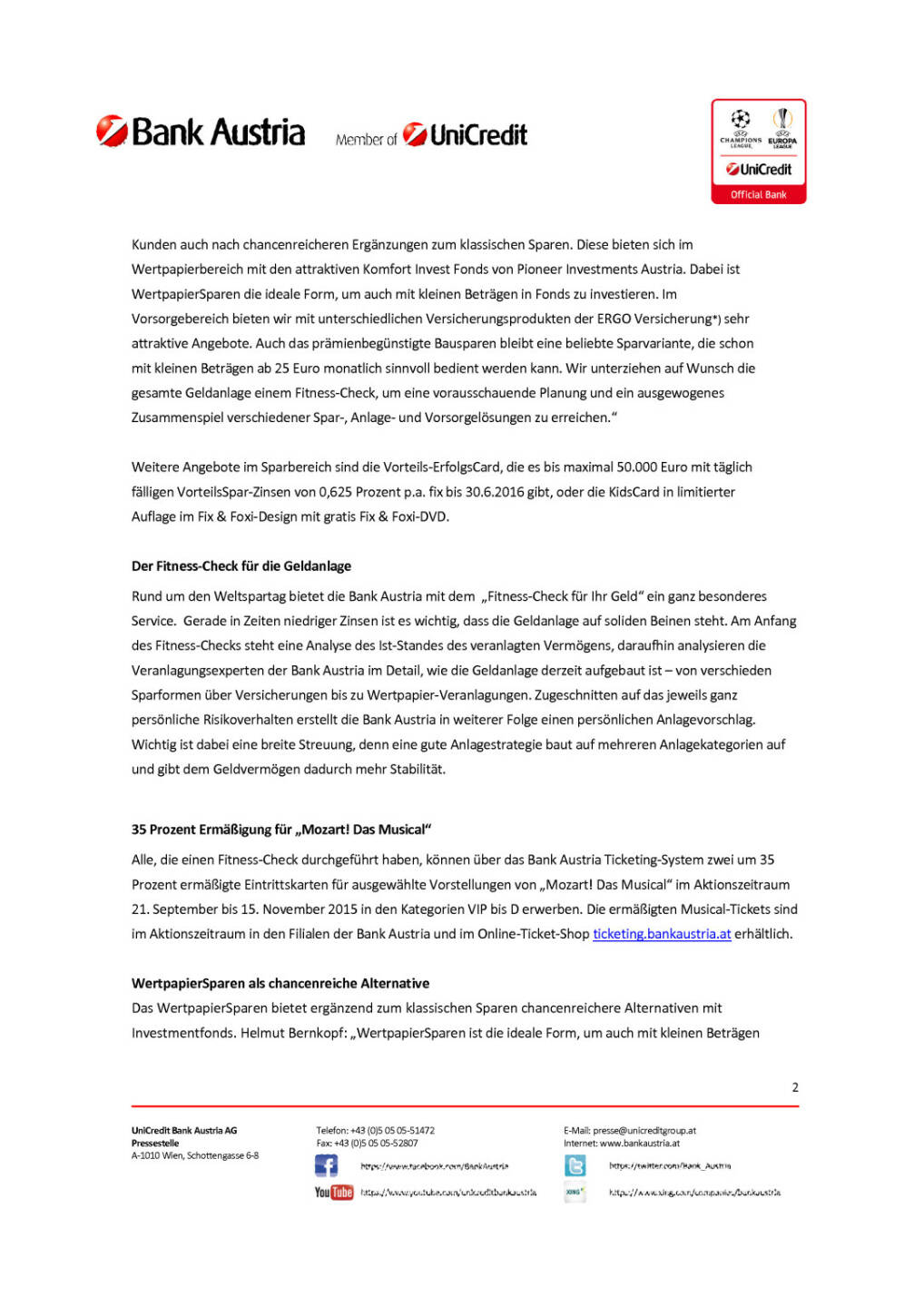 Angebote zum Weltspartag bei der Bank Austria, Seite 2/3, komplettes Dokument unter http://boerse-social.com/static/uploads/file_399_angebote_zum_weltspartag_bei_der_bank_austria.pdf