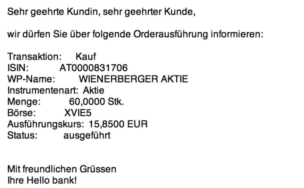 Tag 71: Kauf 60 Wienerberger zu 15,85 (13.10.2015) 