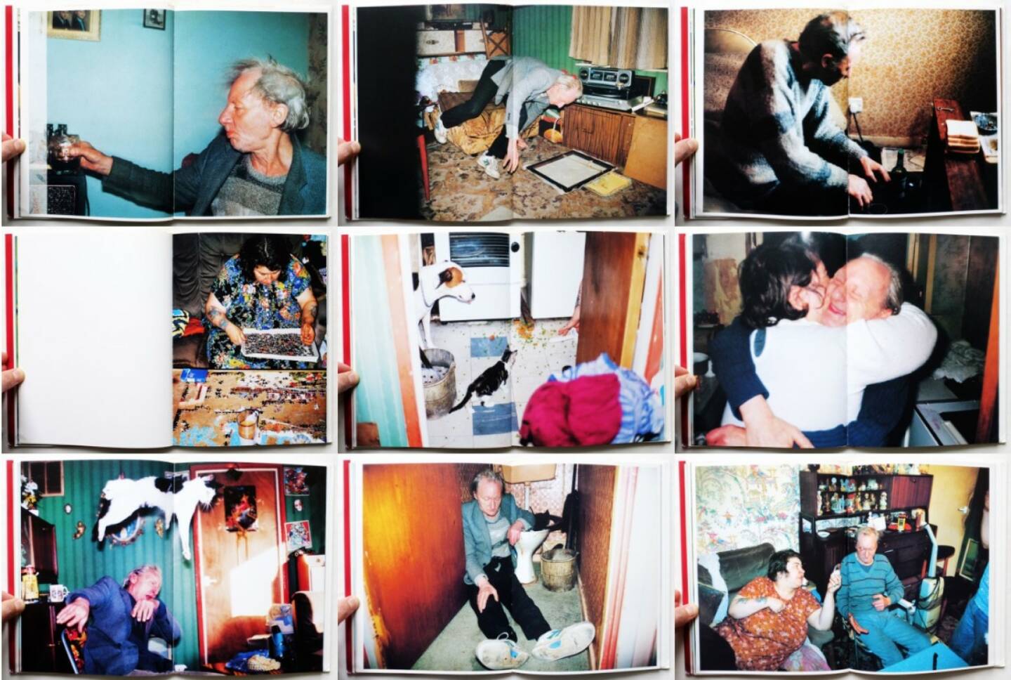 Richard Billingham - Ray's a laugh, Scalo 1996, Beispielseiten, sample spreads - http://josefchladek.com/book/richard_billingham_-_rays_a_laugh