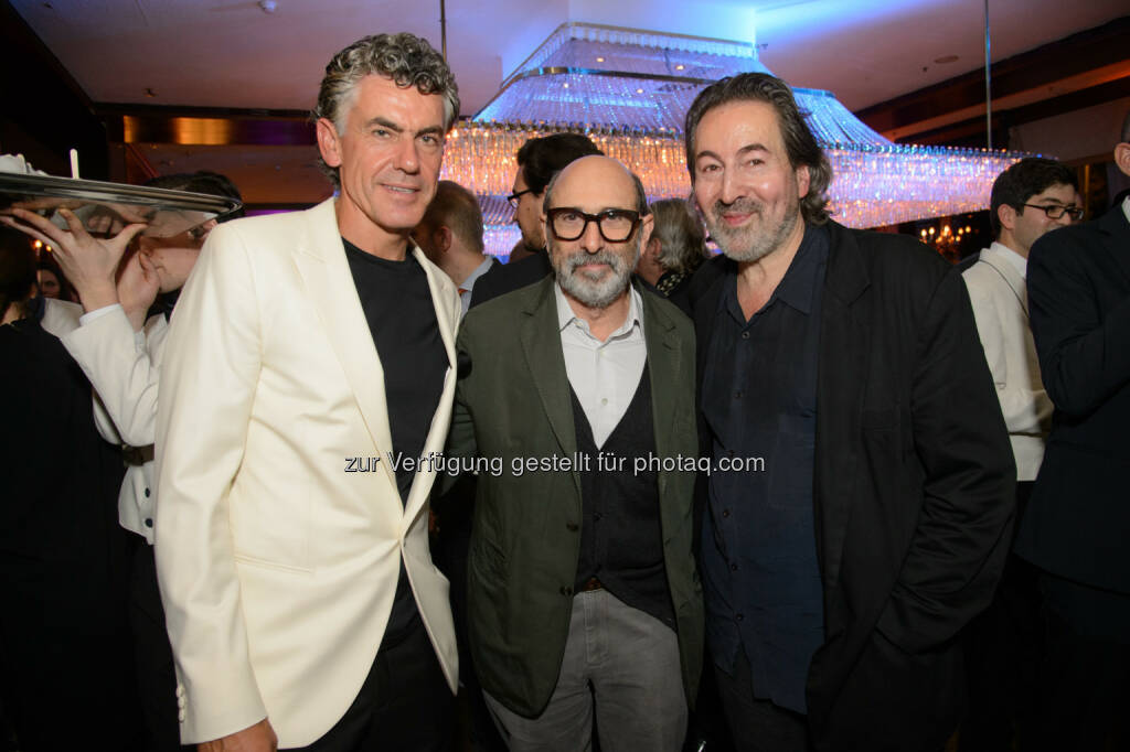 Michael Tojner, Architekt Isay Weinfeld, Viennale-Direktor Hans Hurch - InterContinental Wien & Viennale zelebrieren „Golden Times“ (Bild: Rainer Gregor Eckharter), © Aussender (15.10.2015) 