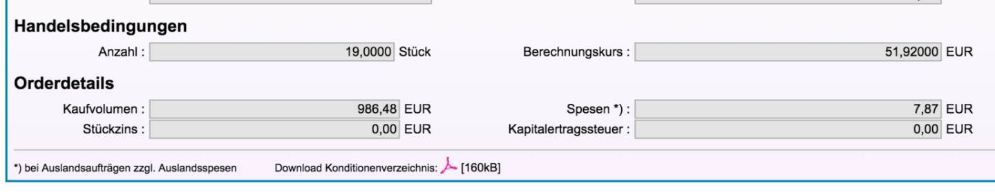 Tag 73: Kauf 19 Wal-Mart Stores zu 51,92