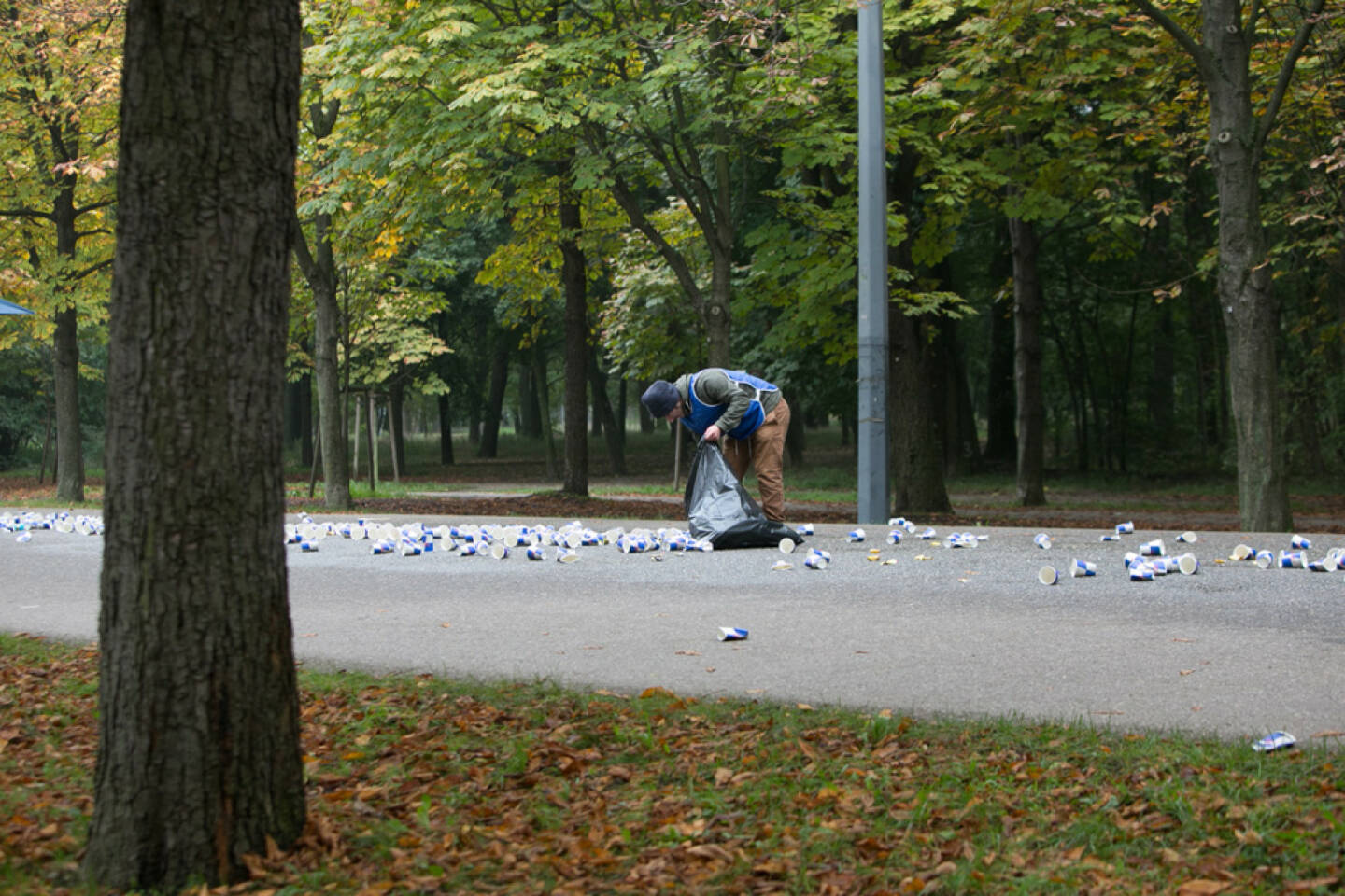 LCC Herbstmarathon 2015, Becher einsammeln