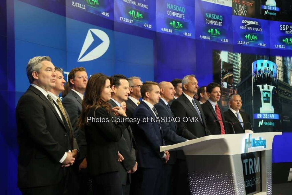 Determine rang the Nasdaq Opening Bell in celebration of its new name and 15 years as Nasdaq Listed Company!   Source: http://facebook.com/NASDAQ (19.10.2015) 