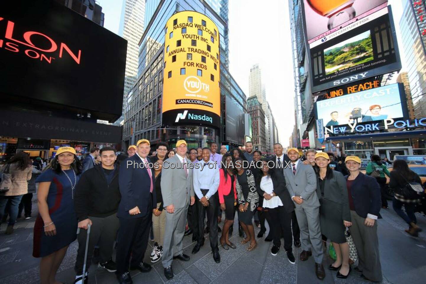 Youth Incorporated rang the Nasdaq Closing Bell!  Source: http://facebook.com/NASDAQ