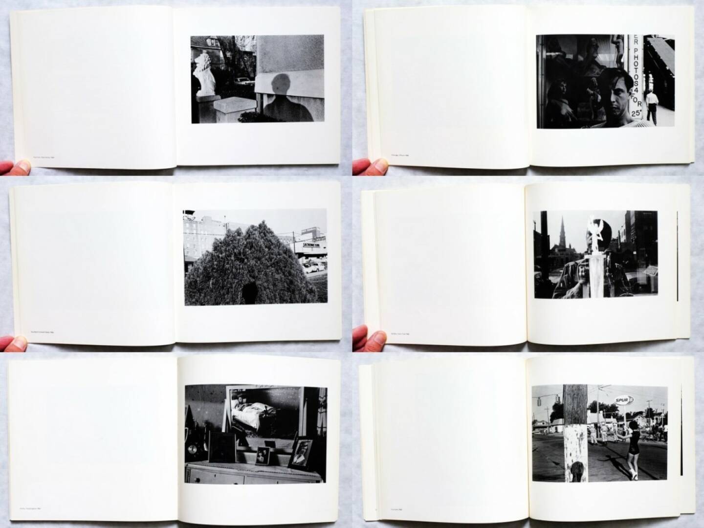 Lee Friedlander - Self Portrait, Haywire Press 1970, Beispielseiten, sample spreads - http://josefchladek.com/book/lee_friedlander_-_self_portrait