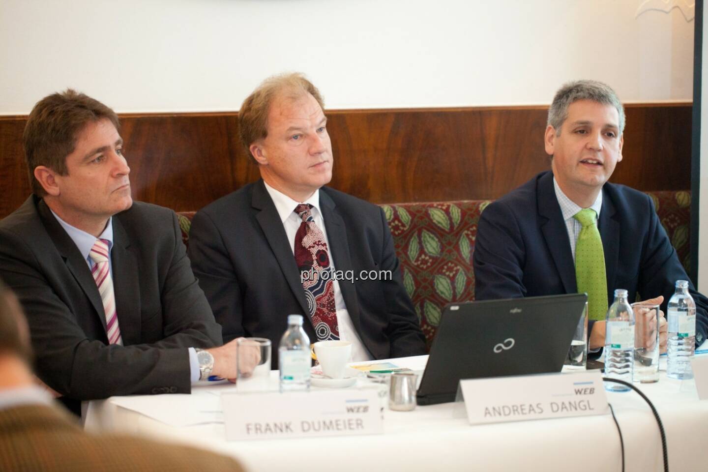 Andreas Dangl, Michael Trcka und Frank Dumeier, WEB Windenergie AG