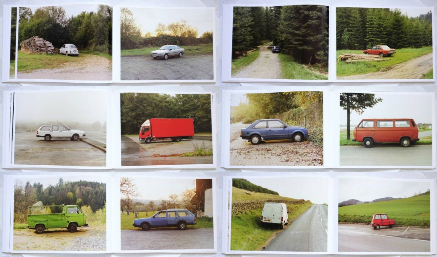 Bernhard Fuchs - Autos, König 2006, Beispielseiten, sample spreads - http://josefchladek.com/book/bernhard_fuchs_-_autos