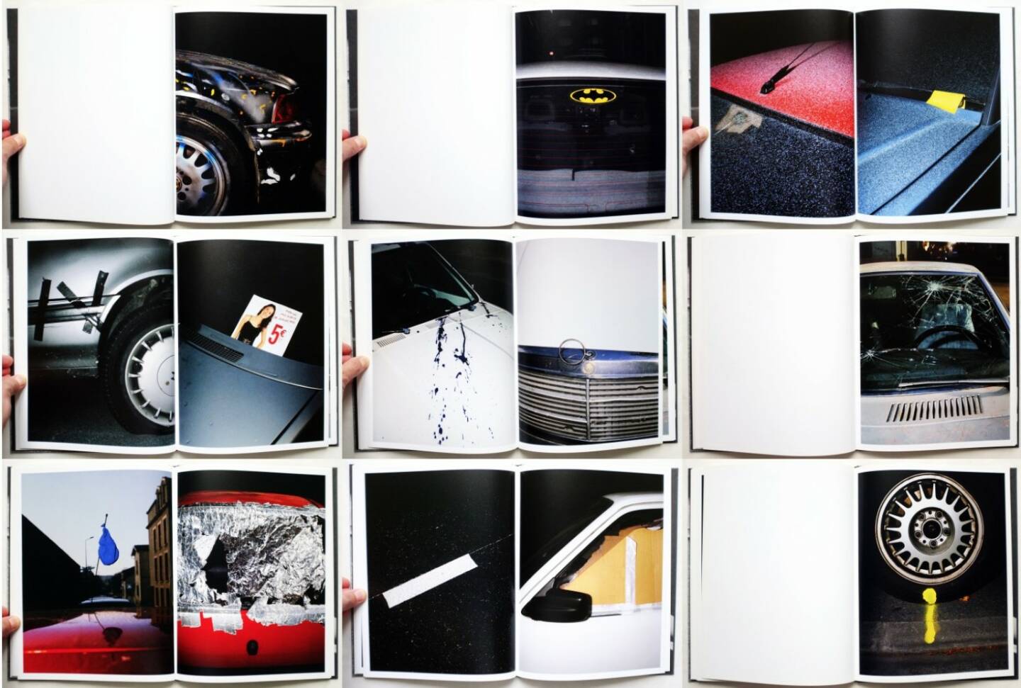 Sébastien Girard - desperate cars, Self published 2010, Beispielseiten, sample spreads - http://josefchladek.com/book/sebastien_girard_-_desperate_cars